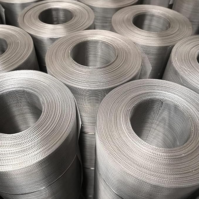 304 Stainless Steel Woven Wire Mesh, 100 Mesh Filter Screen, Heat-Resistant