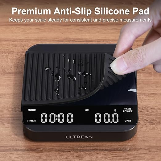 Ultrean Mini Coffee Scale with Timer, 0.1g Precision Espresso Scale