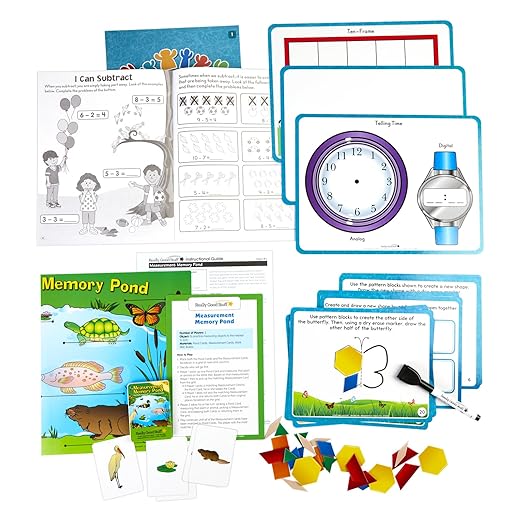 Really Good Stuff Family Engagement Math – Practice, Solve & Play Pack - First Grade