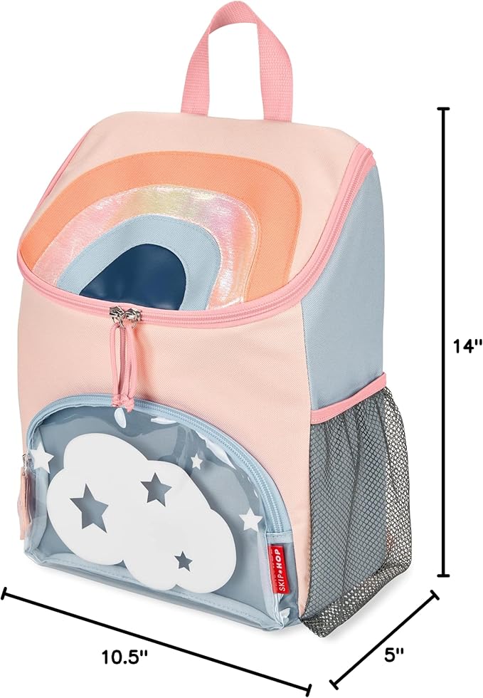 Skip Hop Sparks Kid's Backpack, Kindergarten Ages 3-4, Rainbow