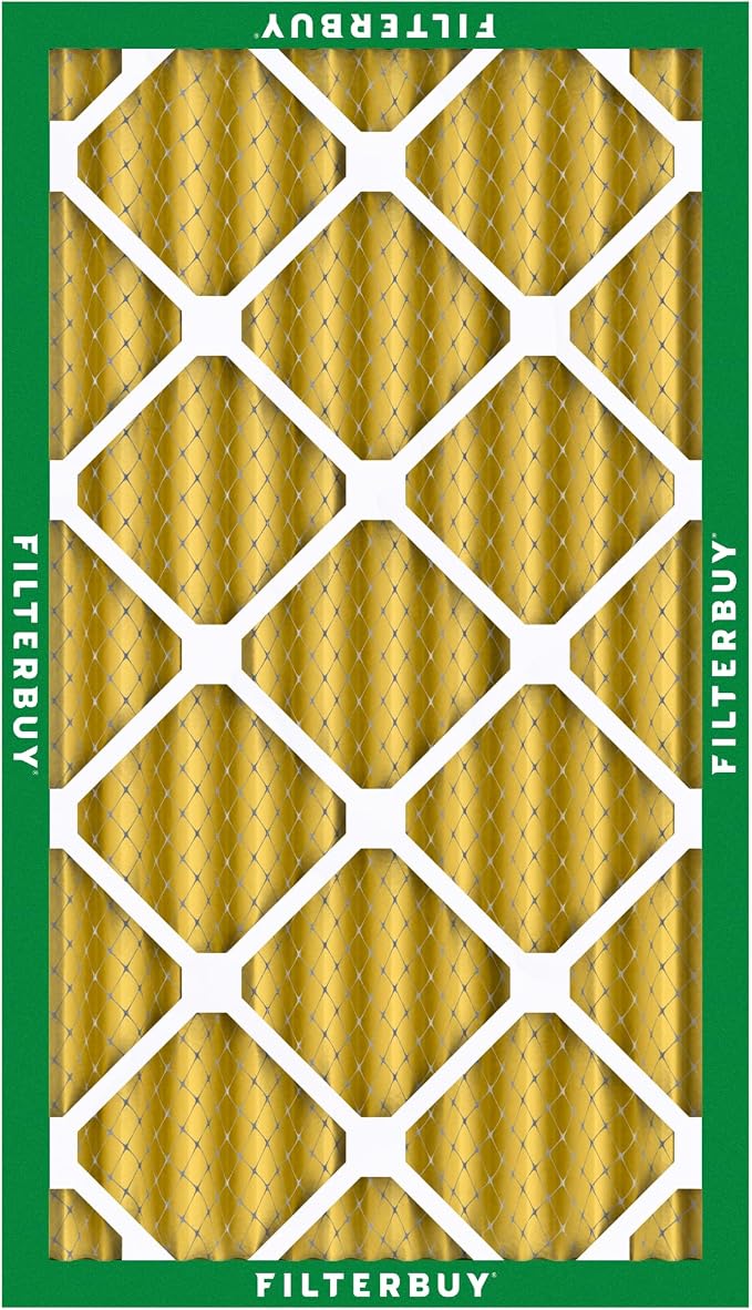 Filterbuy 14x25x4 Air Filter MERV 11 Superior Pet & Allergy Defense,