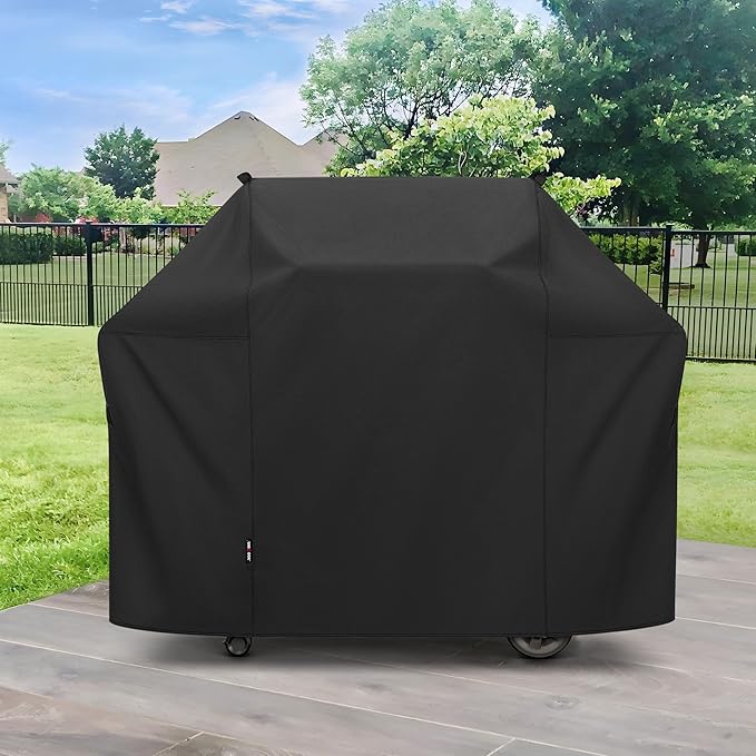 Unicook 65 Inch Grill Cover for Weber Genesis II 400 Series, 4 Burner BBQ Cover for Outdoor Grill, Heavy Duty Waterproof Fade Resistant, Compared to Weber 7131