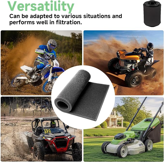 Washable Foam Filter Material for Uni Filter BF-1 BF1, 65-PPI Motorcycle Foam