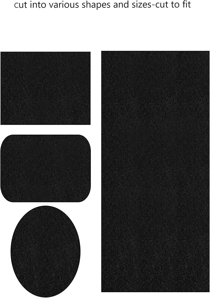 CFS – Pack of 2, Premium Cut-to-Fit Charcoal Carbon Anti-Odor Material Filter