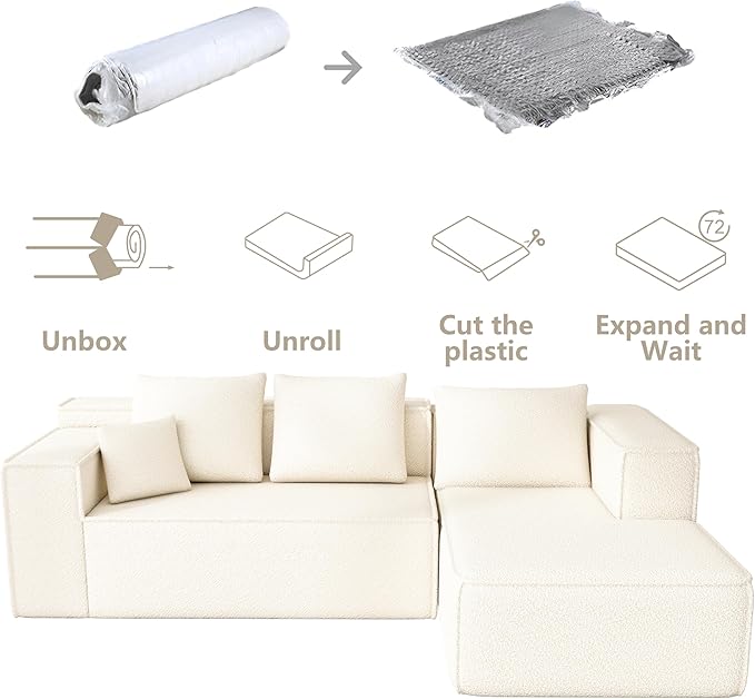 PurrJoys Modern Single Sofa Chair (White(7 Seat))