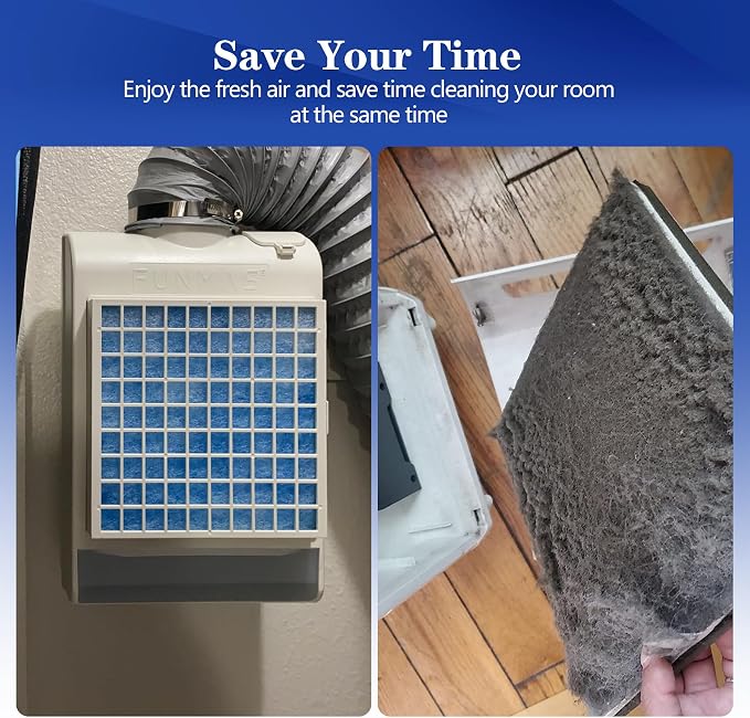 Air Vent Filter, MERV 8 Electrostatic Air Filter Roll, Rv Ac Vent, Refrigeration