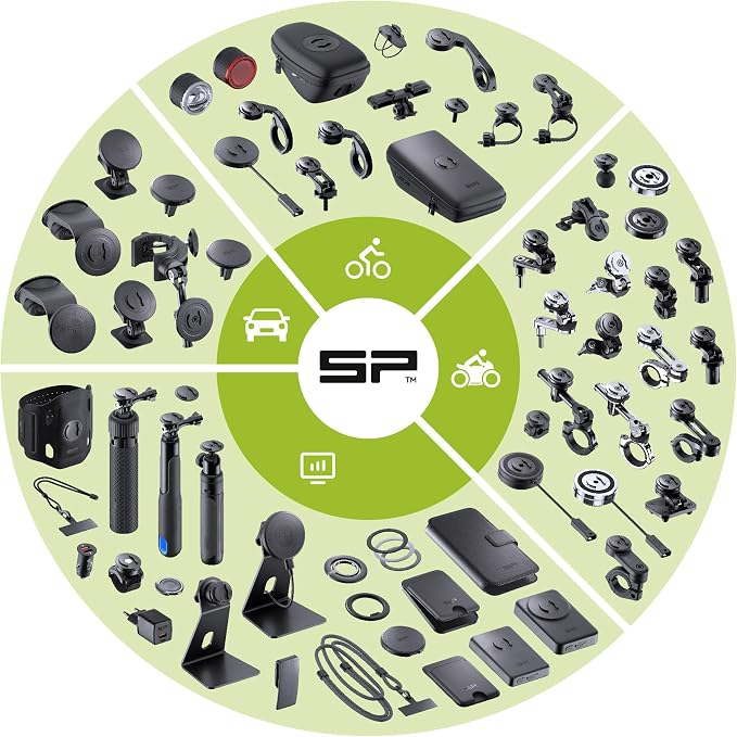 SP CONNECT Bike Bundle II Clamp | Universal Phone Case | SPC +