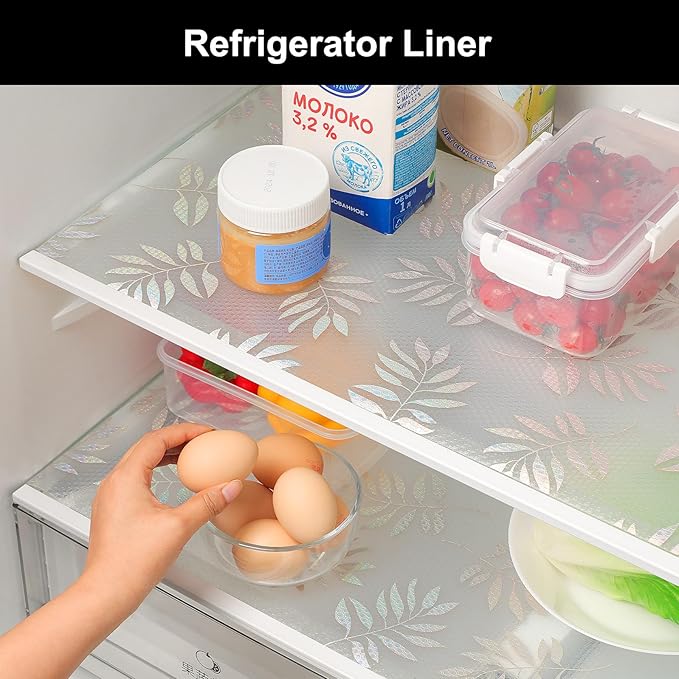 Cooyes Shelf Liner – Premium Non-Adhesive Cabinet & Drawer Liner for Kitchen – Waterproof Shelf Paper with Modern Pattern – Durable EVA Cabinet Mat – Easy to Cut (24" W x 360" L)