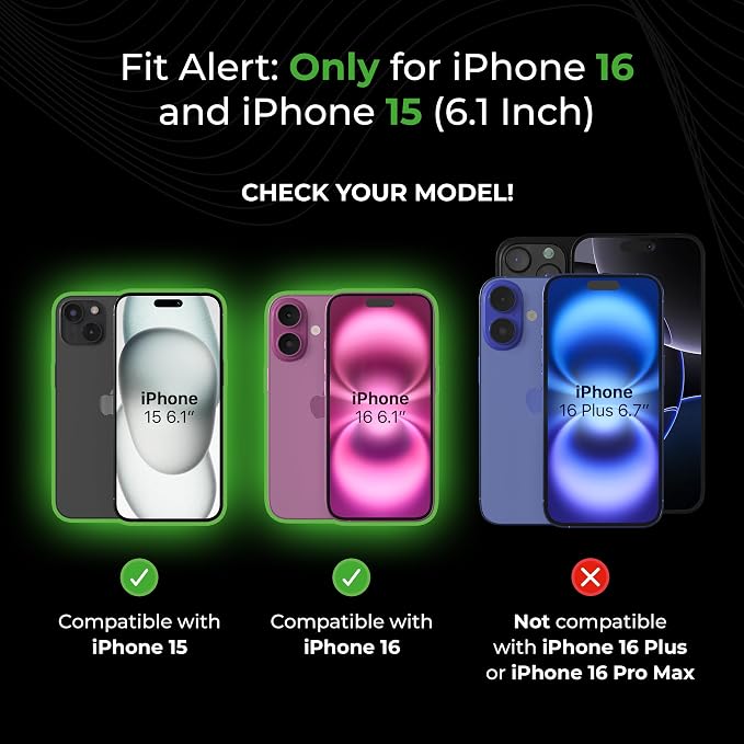 Privacy Screen Protector for iPhone 15 Plus / 16 Plus (6.7) 2 Pack | Anti-Spy | Anti-Fingerprint | Bubble-Free | Easy Installation | Ultra-Resistant