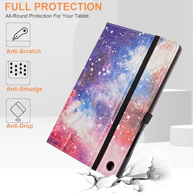 for Samsung Galaxy Tab A11 Plus Case Multiangle Stand for Samsung Tab A11+ Cover Tablet 11 InchBlack