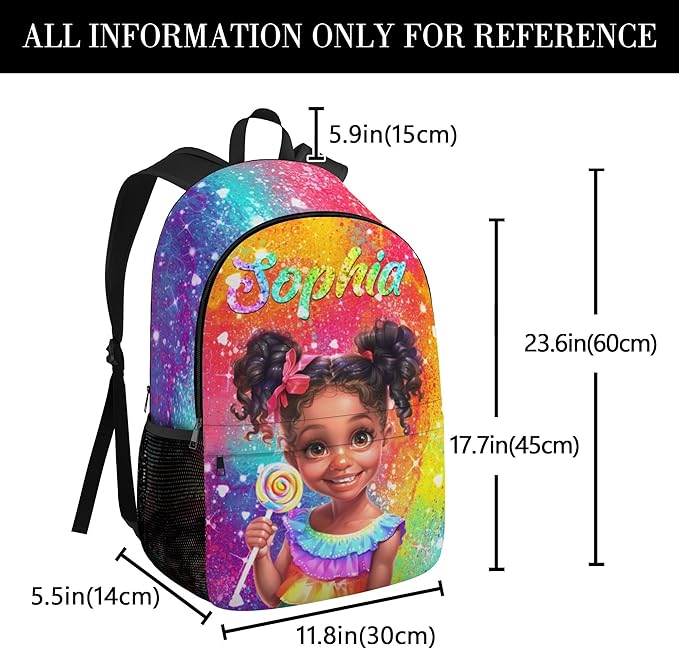 Custom Kids Backpack with Lunch Box Personalized Name School Bookbag for Girls Back to School Backpacks for Elementary Middle School Boys Design 06
