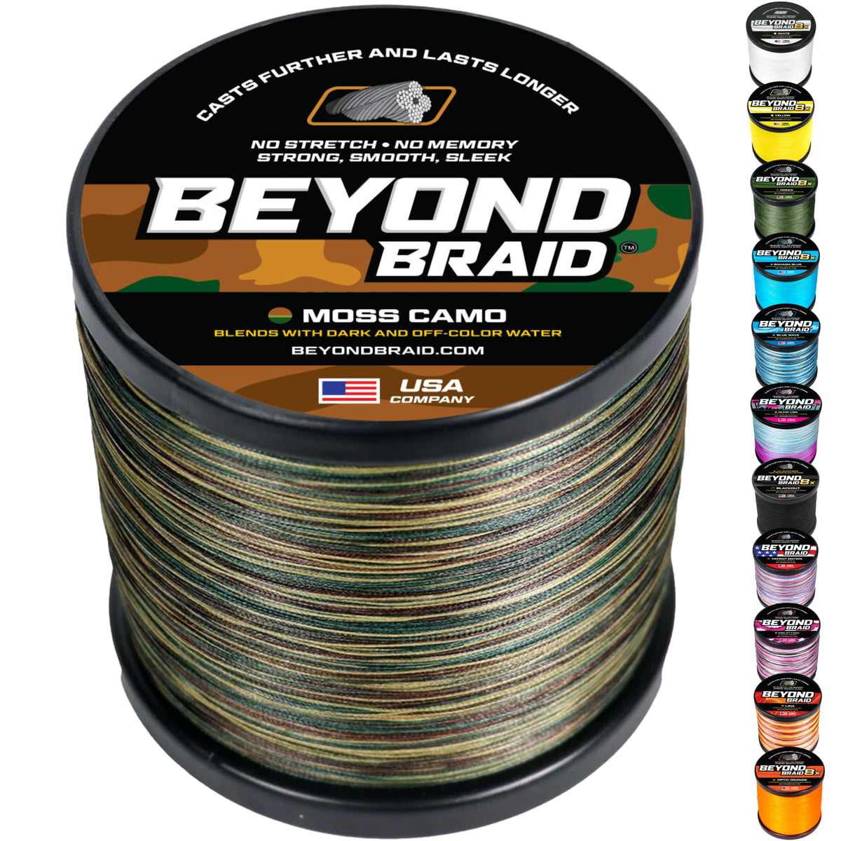 Beyond Braid Moss Camo 150 Yards 20LB