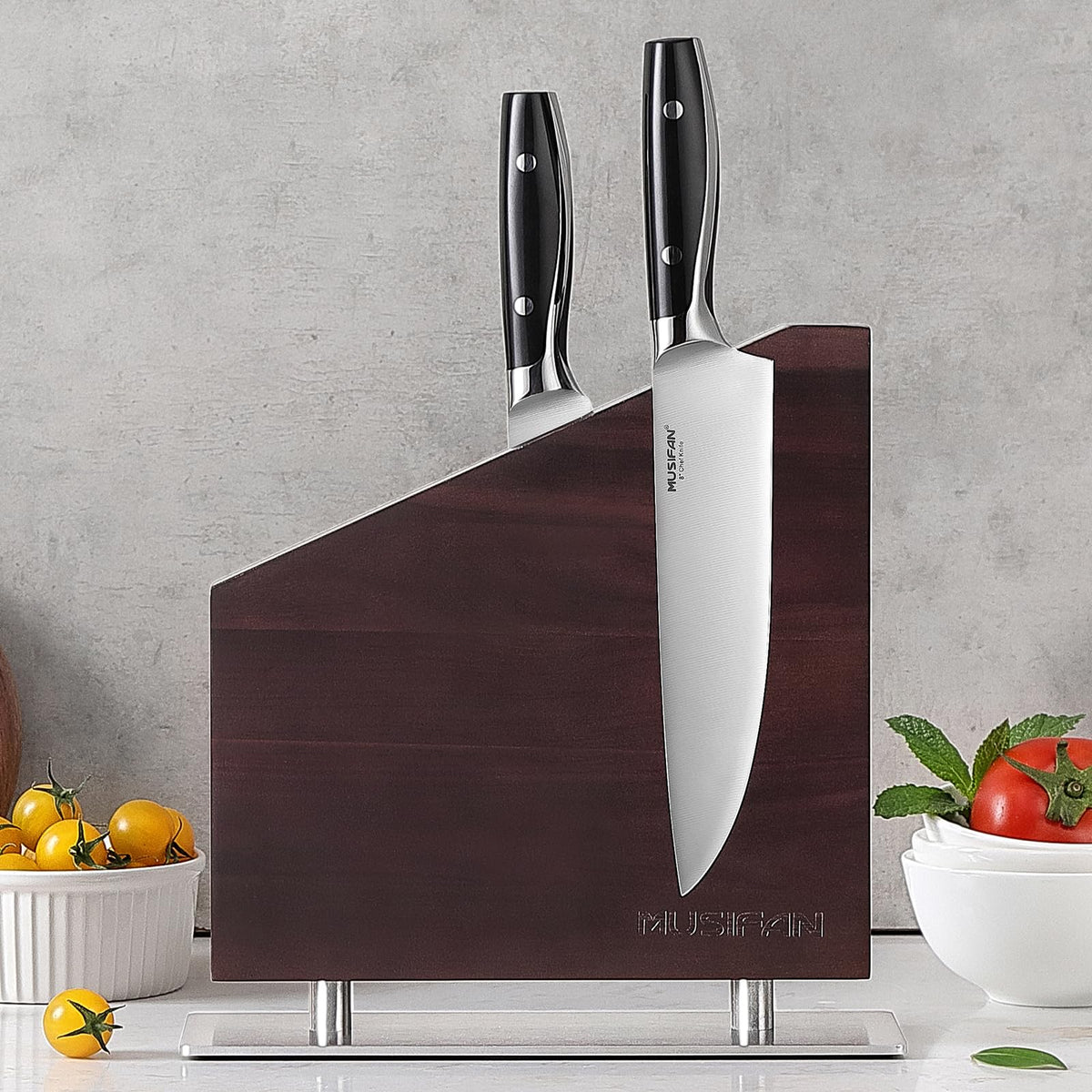 Magnetic Knife Block Without Knives,Magnetic Universal Stands with Strong Enhanced Magnets Strip Kitchen Storage Cutlery Large Organizer ,Knife Holder for Kitchen Organizer