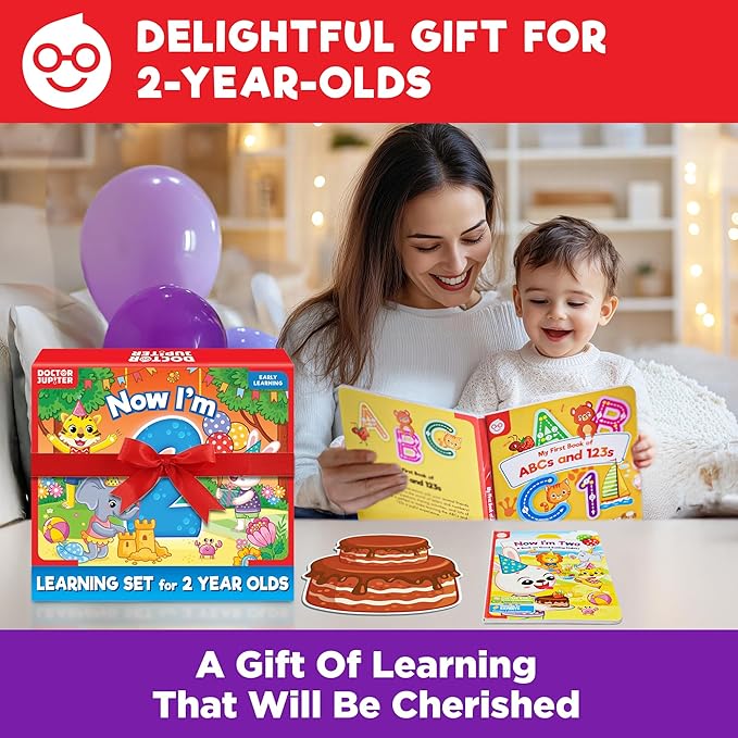 Doctor Jupiter Now I AM 2 | Educational Learning Toy for 2 Year Olds | Birthday Gift Ideas for Boys & Girls Ages 2+ | Preschool Learning Activities