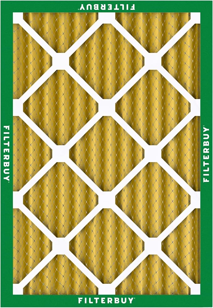 Filterbuy 24x28x2 Air Filter MERV 11 Superior Pet & Allergy Defense,