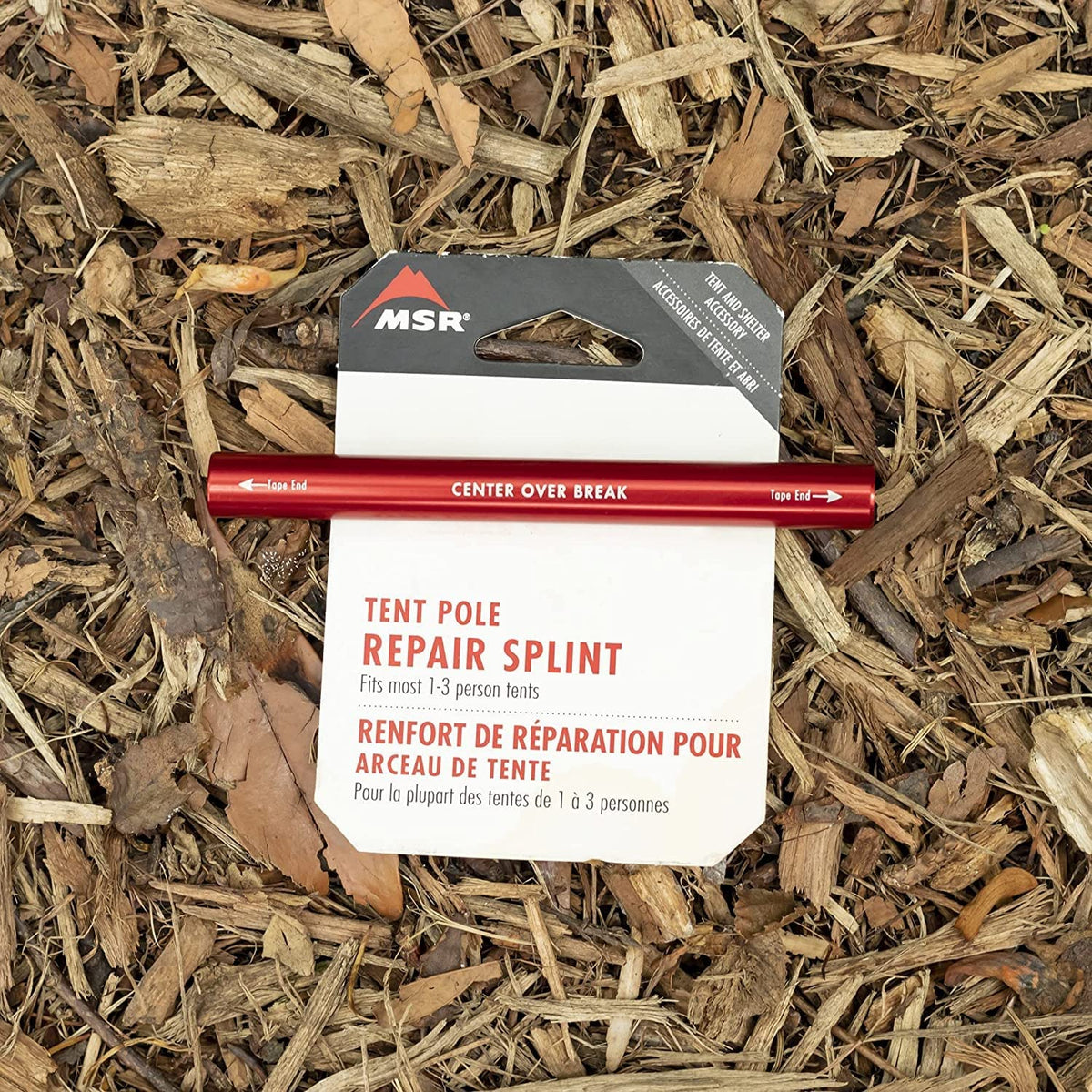 MSR Tent Pole Repair Splint, Red, Small