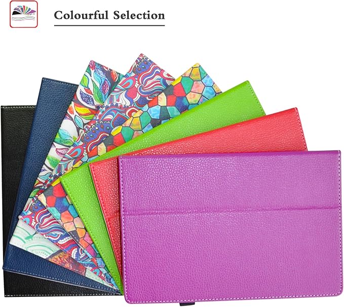 Mama Mouth Black Leather Folio Case for LG G Pad X2 8.0 Plus/Sprint G Pad F2 8.0 2-Folding Stand Cover Tablet Case