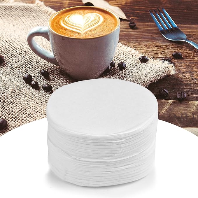 CEYAZYE 200 PCS Round Coffee Filter Paper, 56 mm Disposable Coffee Filters