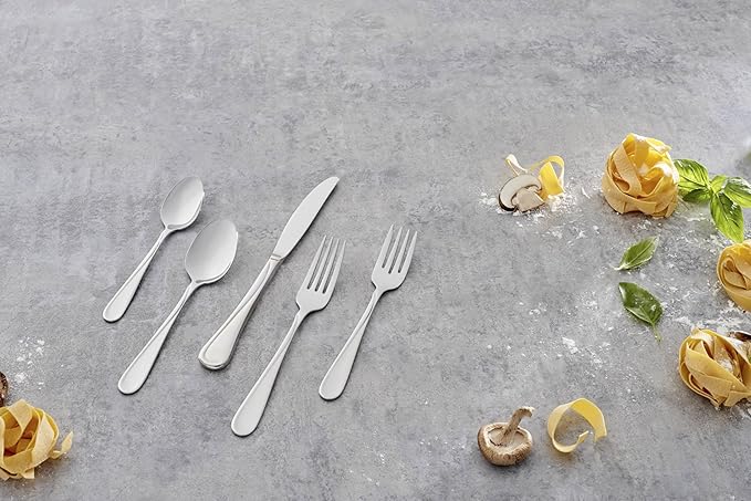 Oneida Flight Steak Knives Silverware Set for 4, Flatware