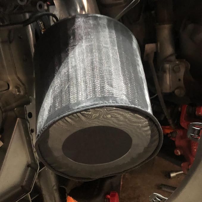 TOMALL Air Filter Wrap for Car Air Intake Filter Protective Cover Dustproof