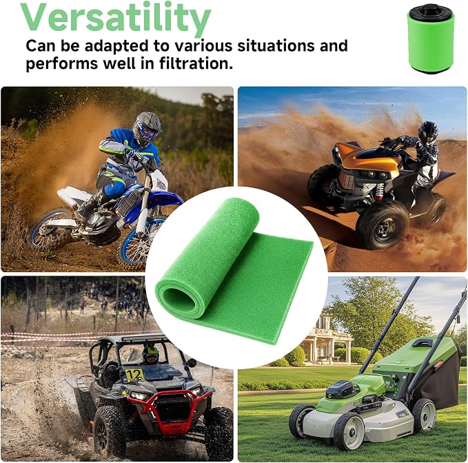 Washable Foam Filter Material for Uni Filter BF-1 BF1, 65-PPI Motorcycle Foam