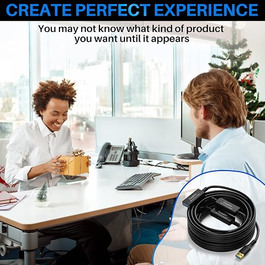 3 Pack USB 3.0 Extension Cable 10 Feet USB A Male to Female Extender Cord 5Gbps Data Transfer for Webcam Printer Keyboard Mouse Flash Drive Hard Drive Controller Black Cable with 5 Cable Ties