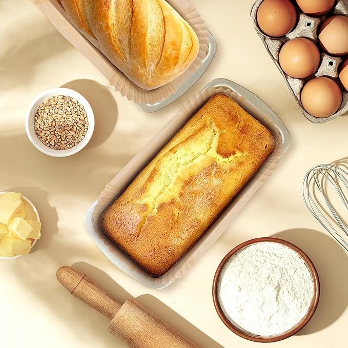 Loaf Pan Liners,2lb Loaf Pan Liners for Baking Bread 9x5, Loaf Pans Parchment Liners,150pcs Non-Stick Parchment Paper for Loaf Pans,Loaf Liners for Baking,Inner Dimensions are 7.5 x 3.5 inches