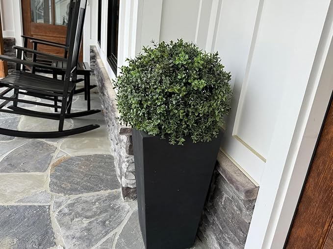 24''T Boxwood Ball Shaped Topiary Home & Garden Potted Artificial Shrubs Tree (1 PC)