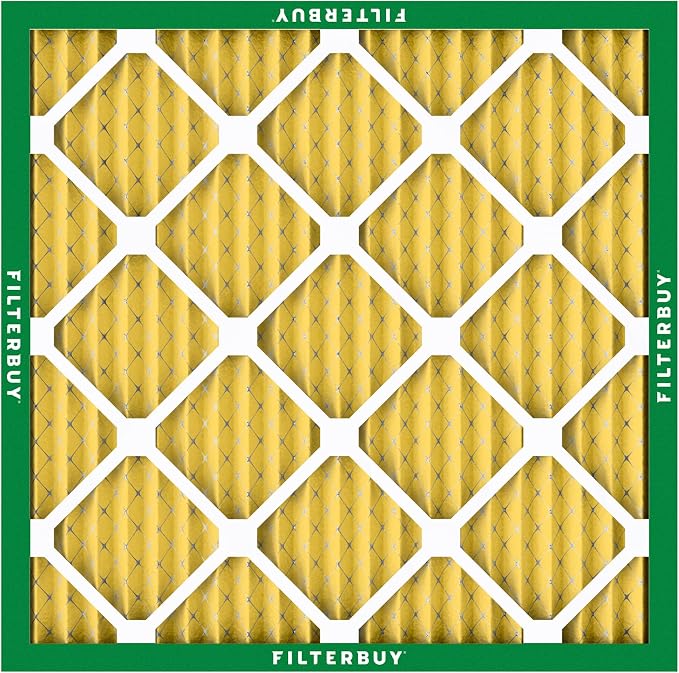 Filterbuy 17x17x1 Air Filter MERV 11 Superior Pet & Allergy Defense,