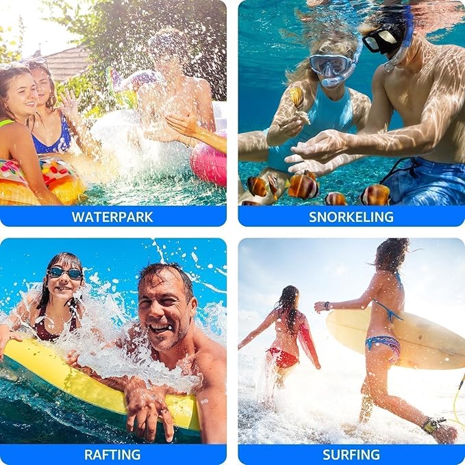 Universal Waterproof Phone Case,with Inside Card, Certified and Lightweight Waterproof Cellphone Pouch Under Water Beach Accessories for iPhone 16 15 14 13 Pro Max, 1 Pack-Yellow-8.3″