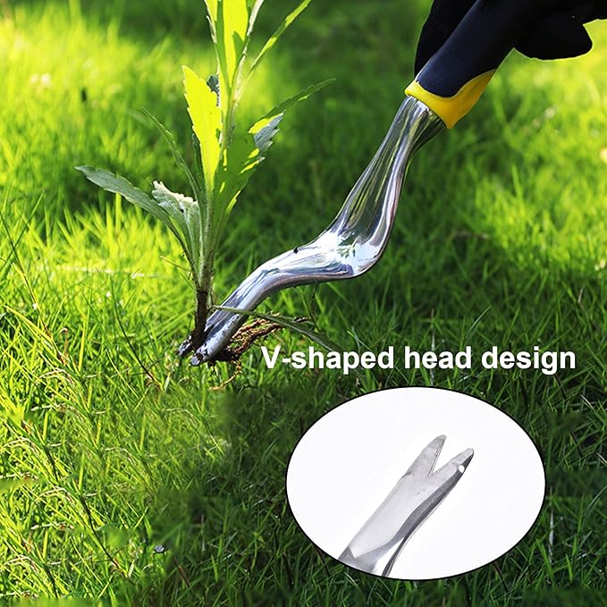 Hand Weed Puller Tool,Manual Weeding Tool for Garden, Garden Tools for Gardening,Weed Removal and Farmland Transplantation Tool,Gardening Gifts for Women Men