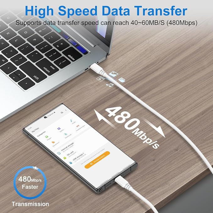 65W USB C Charger Fast Charging for Samsung Galaxy S26 Ultra S26+ S26 S25 Ultra S25 FE A37 A57 A17 A16 A36 S24 S23 A26 A56 Samsung Super Fast Charger 6FT USB C to C Cable Android Phone Charger Cord