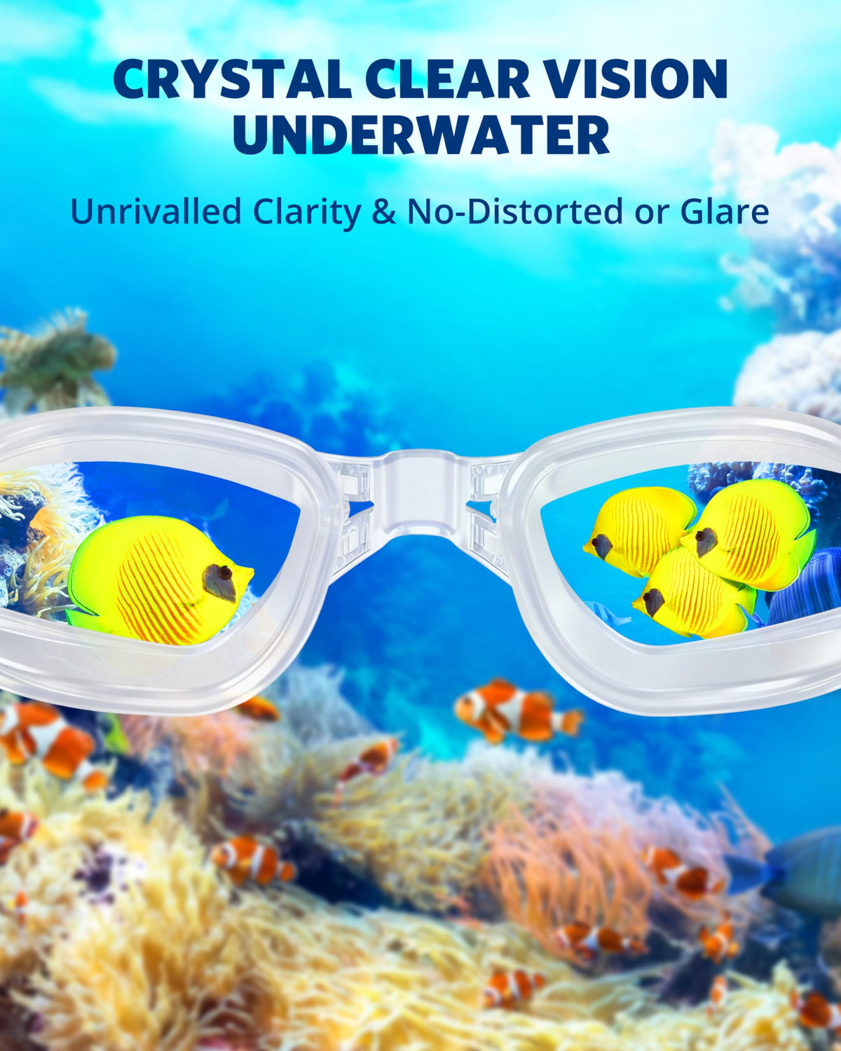 Aegend Swim Goggles, Swimming Goggles No Leaking Full Protect Adult Youth