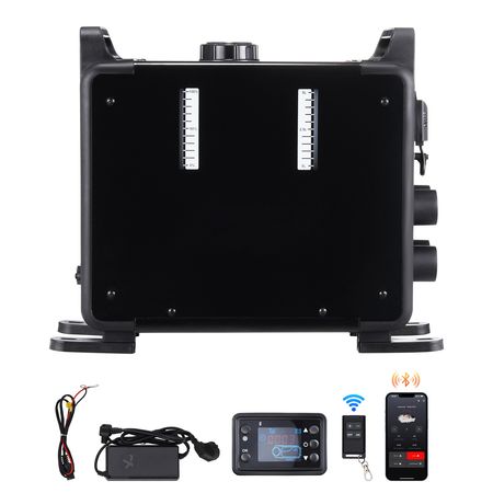 8KW Diesel Heater, 12V/24V All in One Diesel Air Heater, Bluetooth APP Control, Remote Control and Display Screen, CO Alarm, Fast Heating Vertical Portable Diesel Heater for Vehicles, Garage