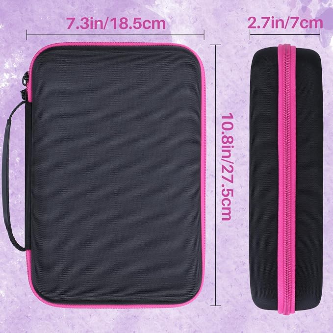 Lebakort Storage Case Compatible with Leapfrog LeapPad Academy/LeapPad Ultimate/Epic Academy Edition 7-Inch Touchscreen Learning Tablet (Black + Green Case)