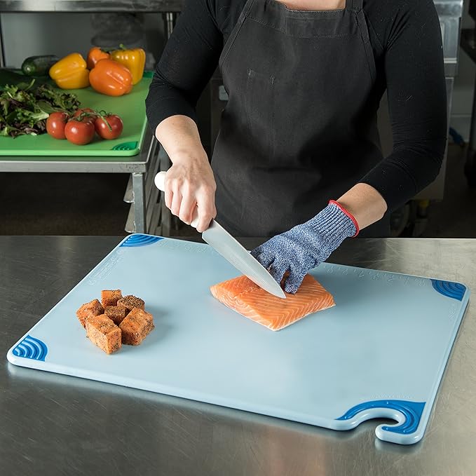 San Jamar Cutting Board,18x24 in,Blue CBG182412BL - 1 Each