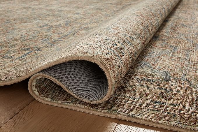 Loloi Amber Lewis Morgan Collection MOG-04 Sea/Sage 8'-3" x 11'-3" 38" Thick Area Rug feat. CloudPile, Neutral, Room Décor, Vintage Inspired, Livingroom, Bedroom, Dining Area
