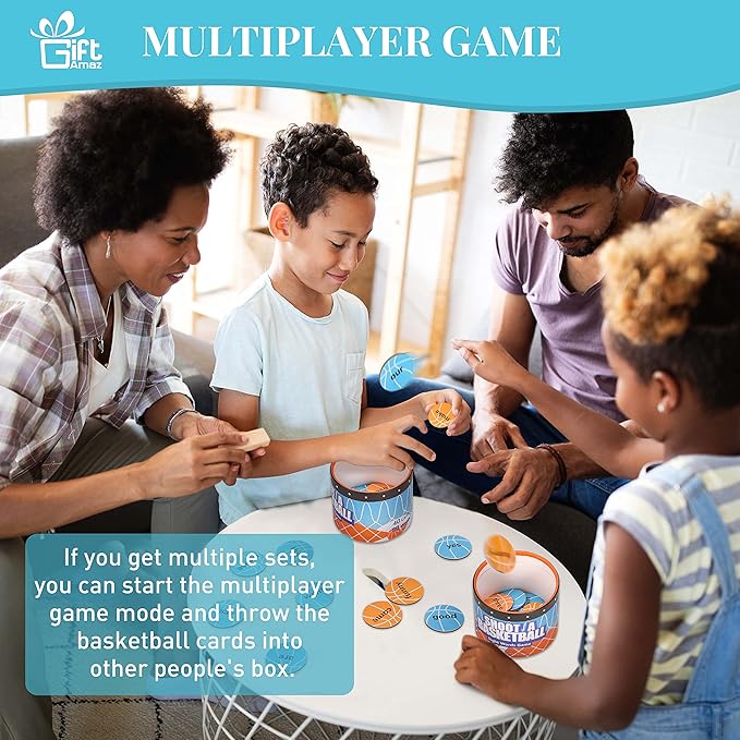 Sight Words Games, Basketball Flash Cards Letters Learning Game, Toddler Classroom Reading Letters Phonic Spelling Toy, Montessori BoxInPlay, Educational Cardboard Birthday Toy for Kid