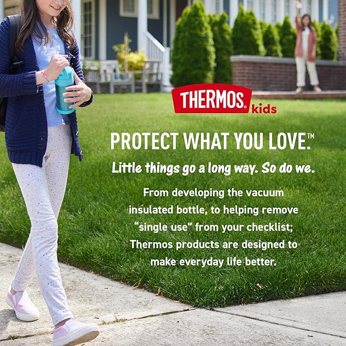 THERMOS FUNTAINER Water Bottle with Straw - 12 Ounce - Kids Stainless Steel Vacuum Insulated Water Bottle with Lid, Gabby’s Dollhouse