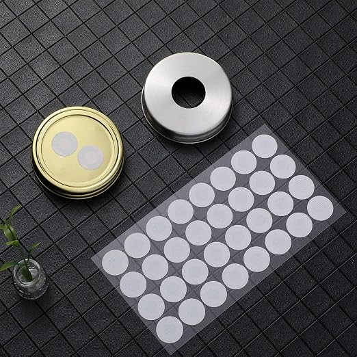 Zonon 64 Pieces Synthetic Filter Paper Stickers 20 mm 0.3 ?m Synthetic Filter