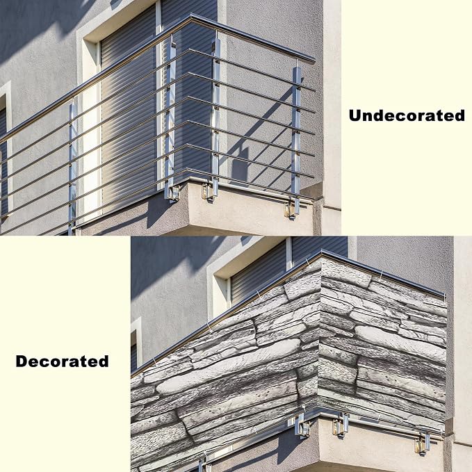 Privacy Fence Screen 4.3' x 16.4' Durable and UV Resistant Privacy Screen