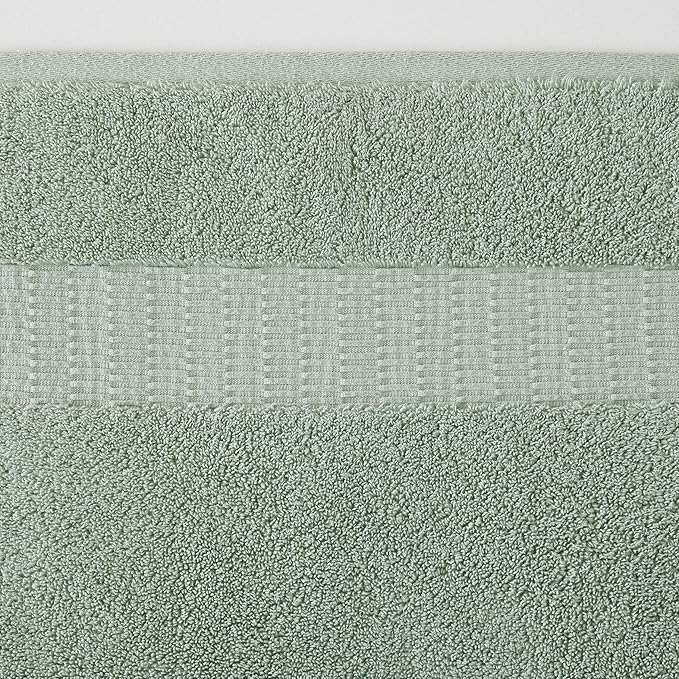 Tommy Bahama - Bath Towels Set, Soft & Highly Absorbent Cotton, Low Linting & Fade Resistant Bathroom Essentials (Long Branch Green, 3-Piece)