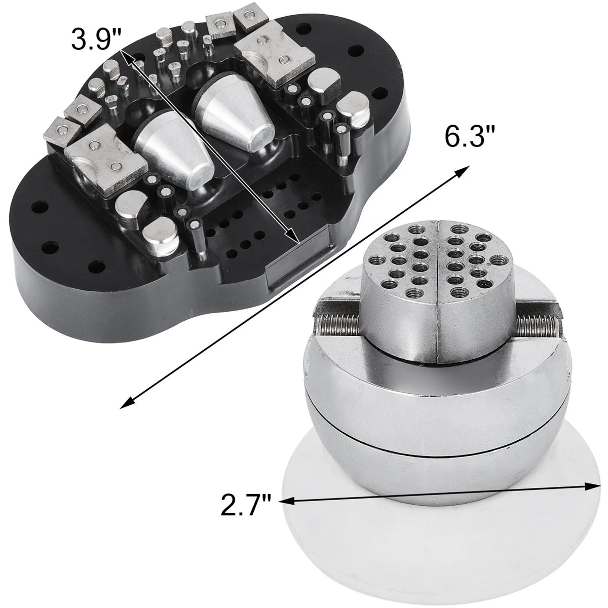 2Kg Mini Engraving Ball Vise Full Set 3inch Jewelry Equipment Diamond Stone Block Ring Adjustable Carving Setting Tools