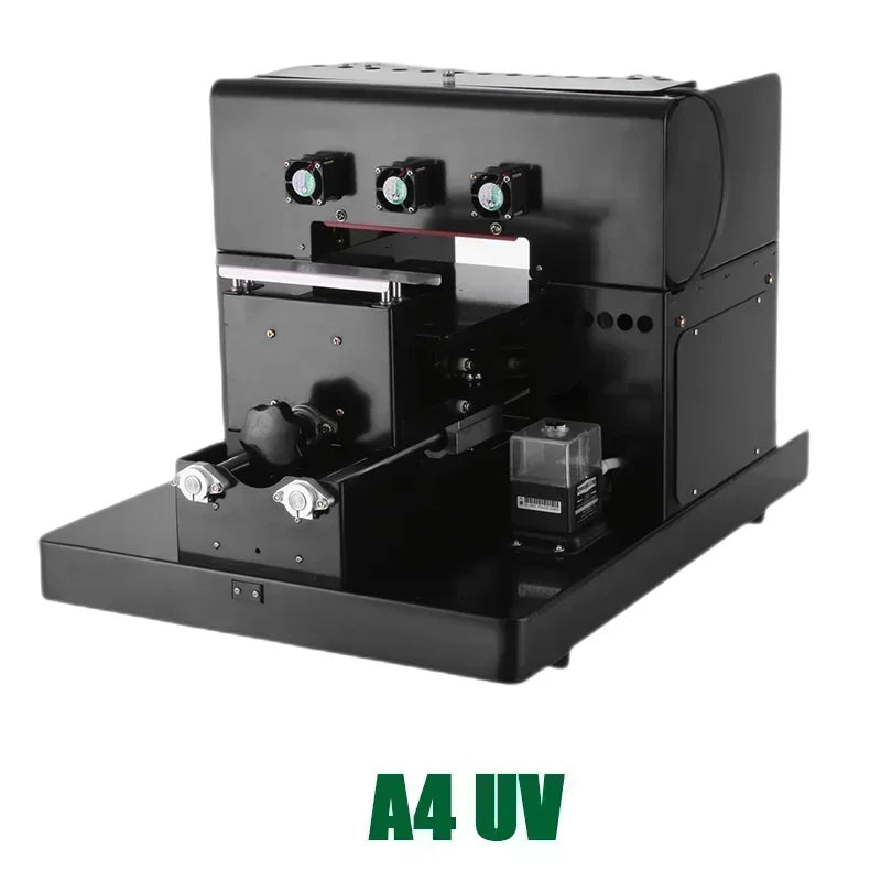 A3 UV Bottle Printing For Phone Case Glass Wood Acrylic A4 UV Flatbed Printer Sticker Label Printer UV Printer