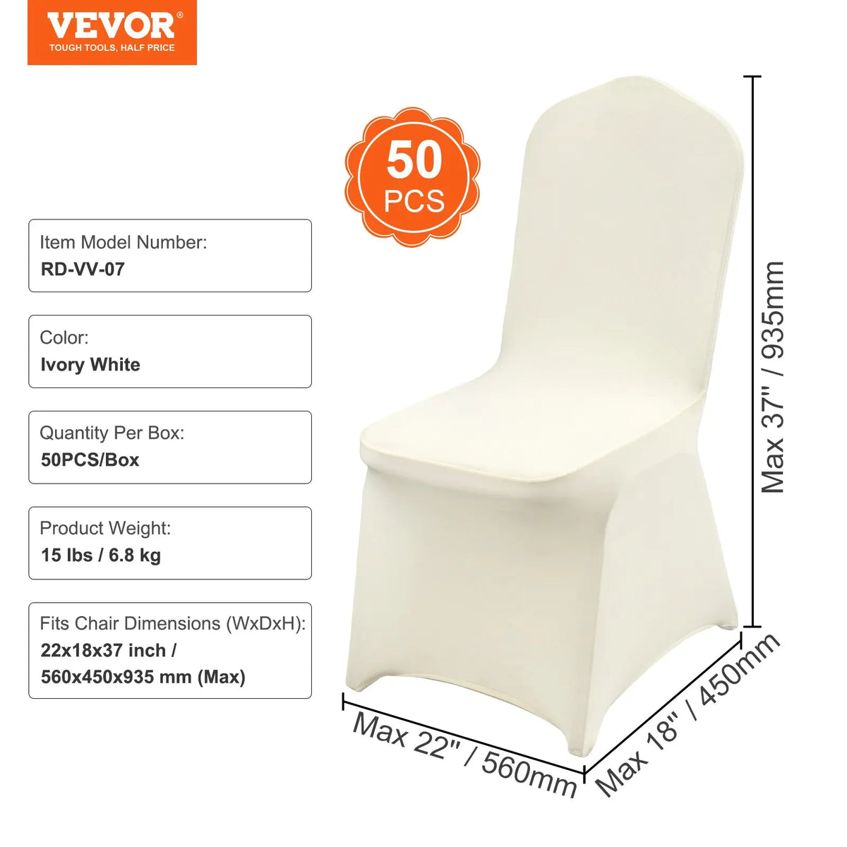 Stretch Spandex Folding Chair Covers, Universal Fitted Chair Cover, Removable Washable Protective Slipcovers