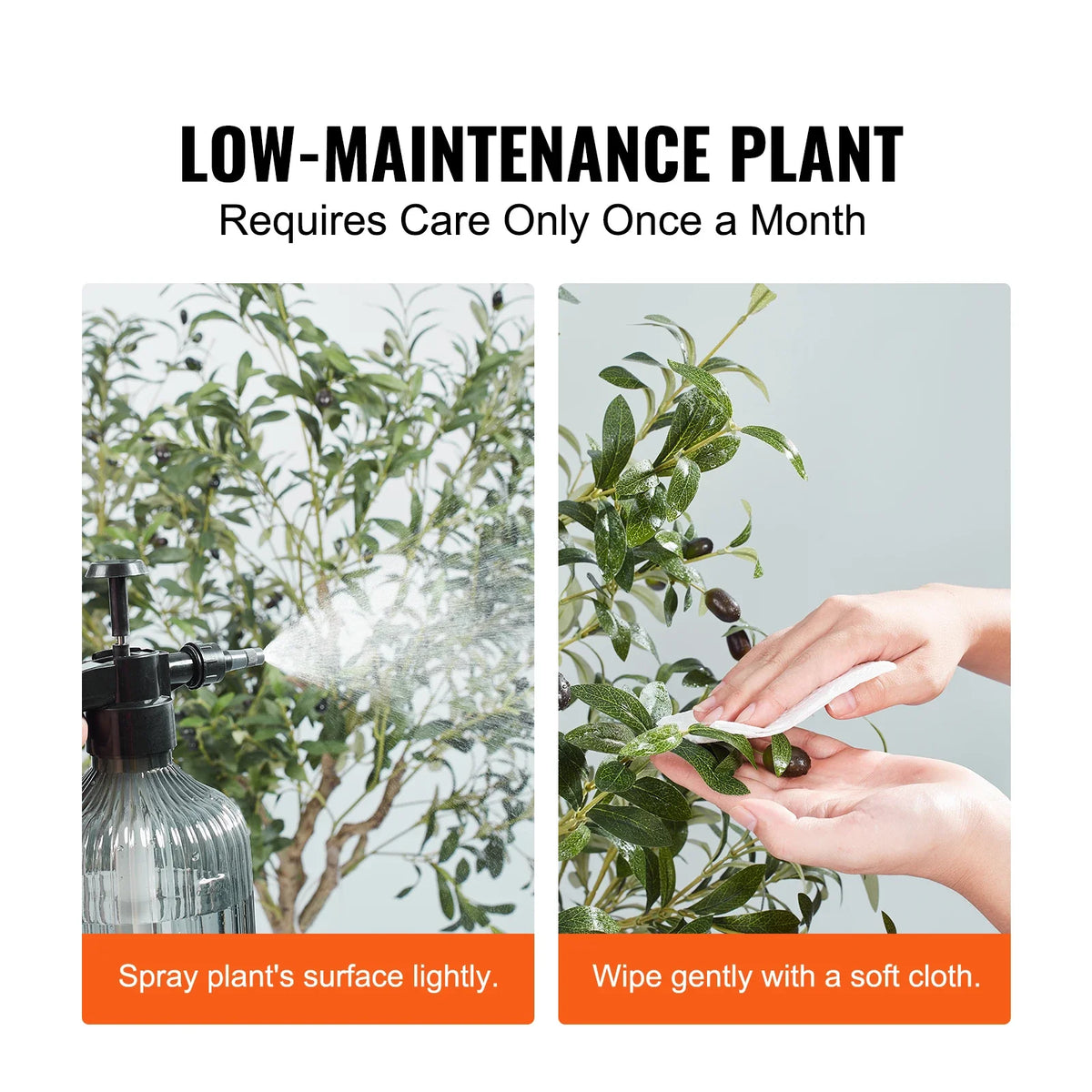 Artificial Olive Tree 5/6ft Faux Plants Indoor Decor PE Material Green Faux Potted Tree for Home/Office/Warehouse Decor