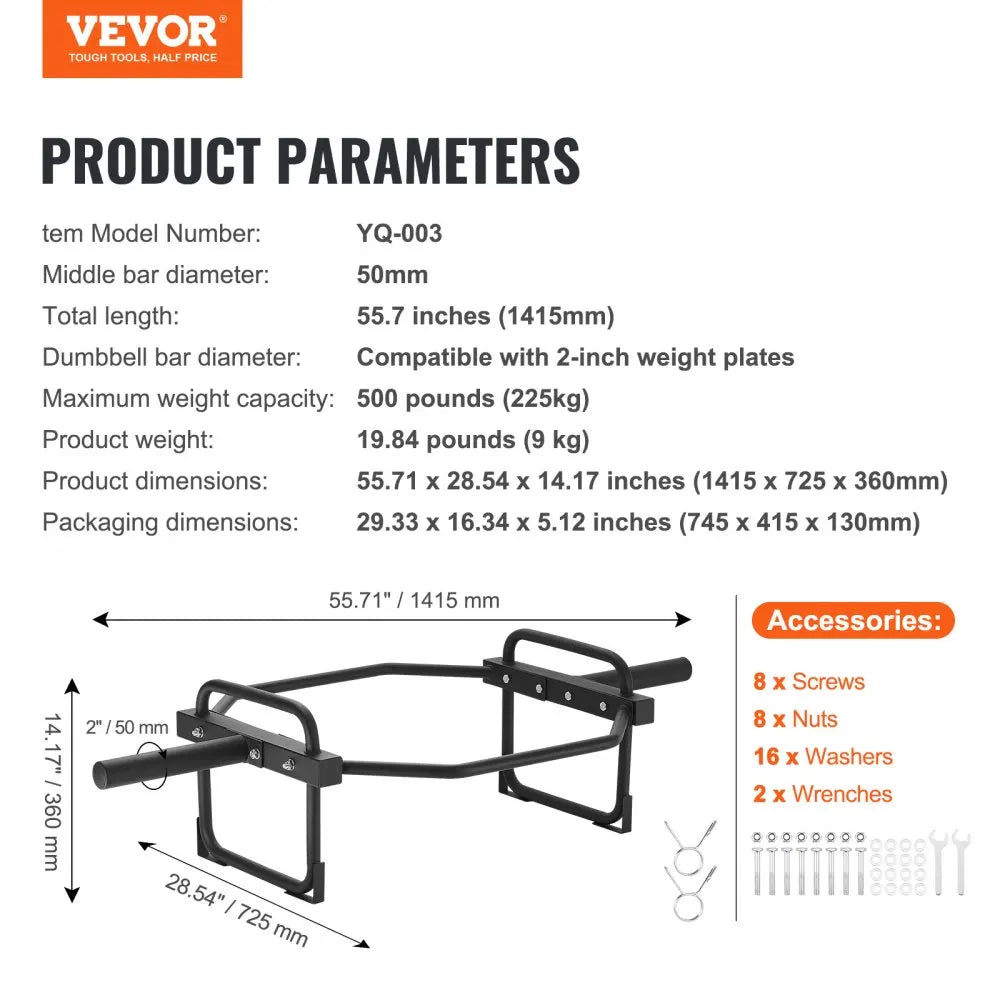 Safety Squat Bar,700 LBS Fitness Squat Bar,Safety Squat Bar Attachment,for Front Squats, Lunges, Rehab, Physical Therapy