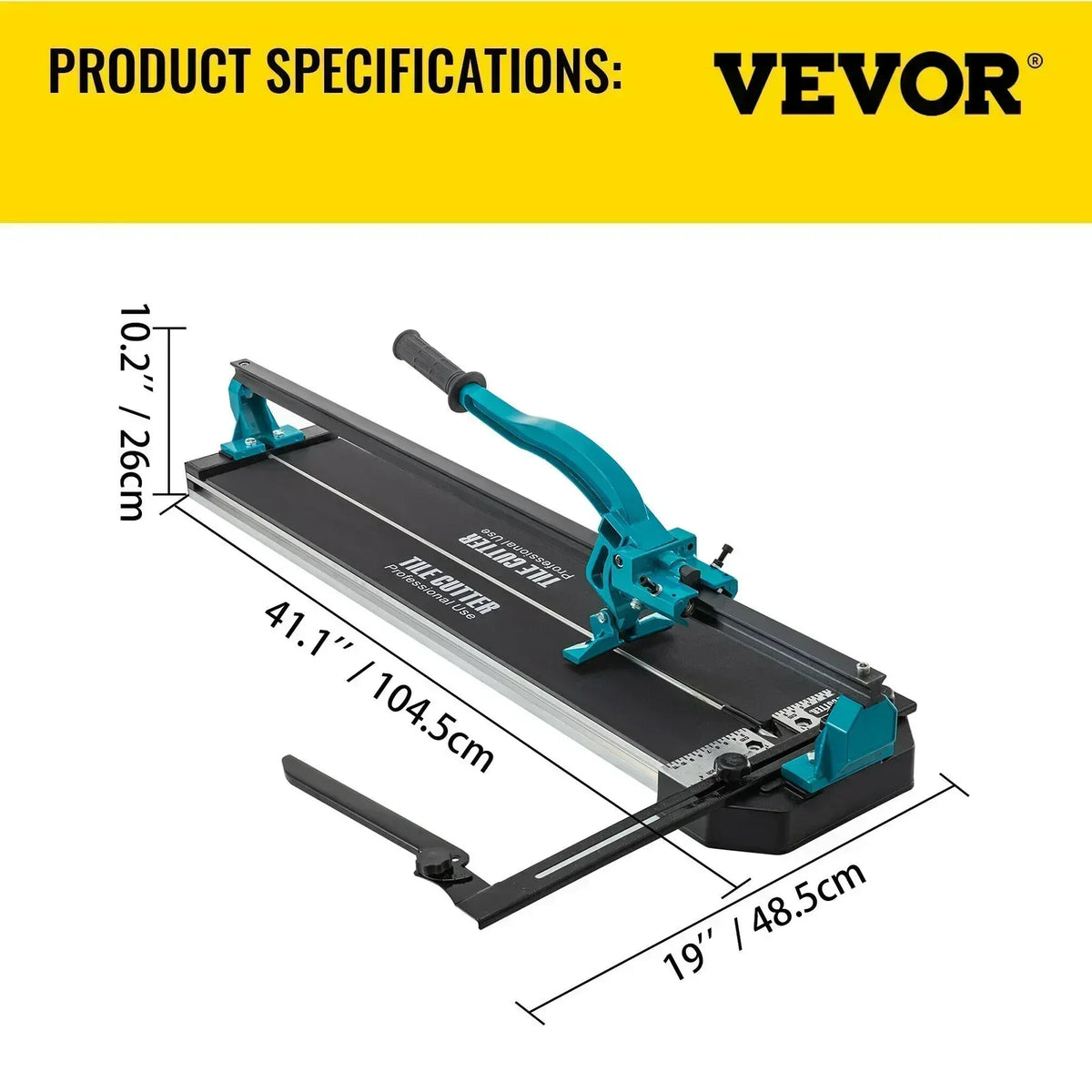 Manual Tile Cutter Precise Laser Positioning Single Rail Hand Cutter Tool for Cutting Ceramic Porcelain Granite Floor Tile