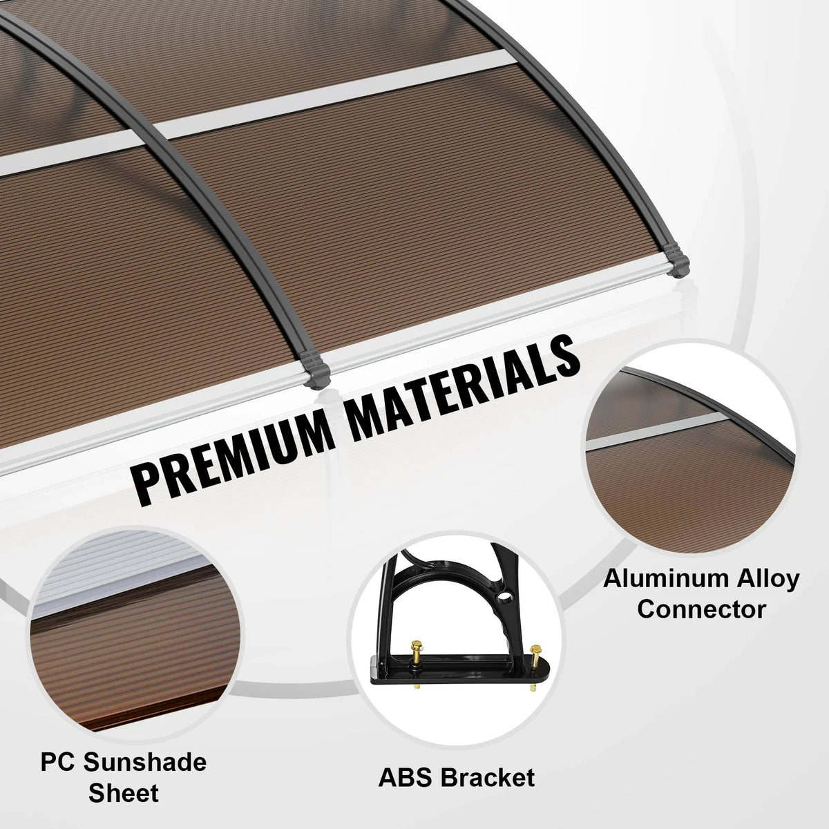 Front Door Overhang Awning Outdoor Window Door Awning Entry Door Window Awning Exterior Sun Shutter Rain Snow Protection