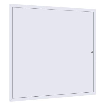 Access Panel for Drywall, 25.2 x 25.2 in Galvanized Steel Access Door, Easy Install Hinged Service Panel with Key, for Ceiling Plumbing Electrical, 24.4 x 24.4 in Cutout Size, White